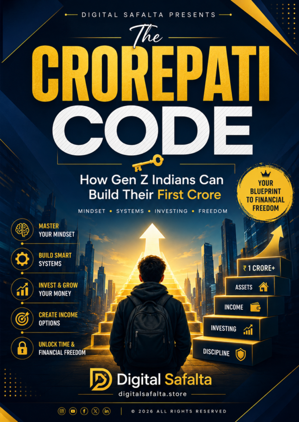 The Crorepati Code A Modern Wealth Blueprint for Ambitious Gen Z Indians cover image
